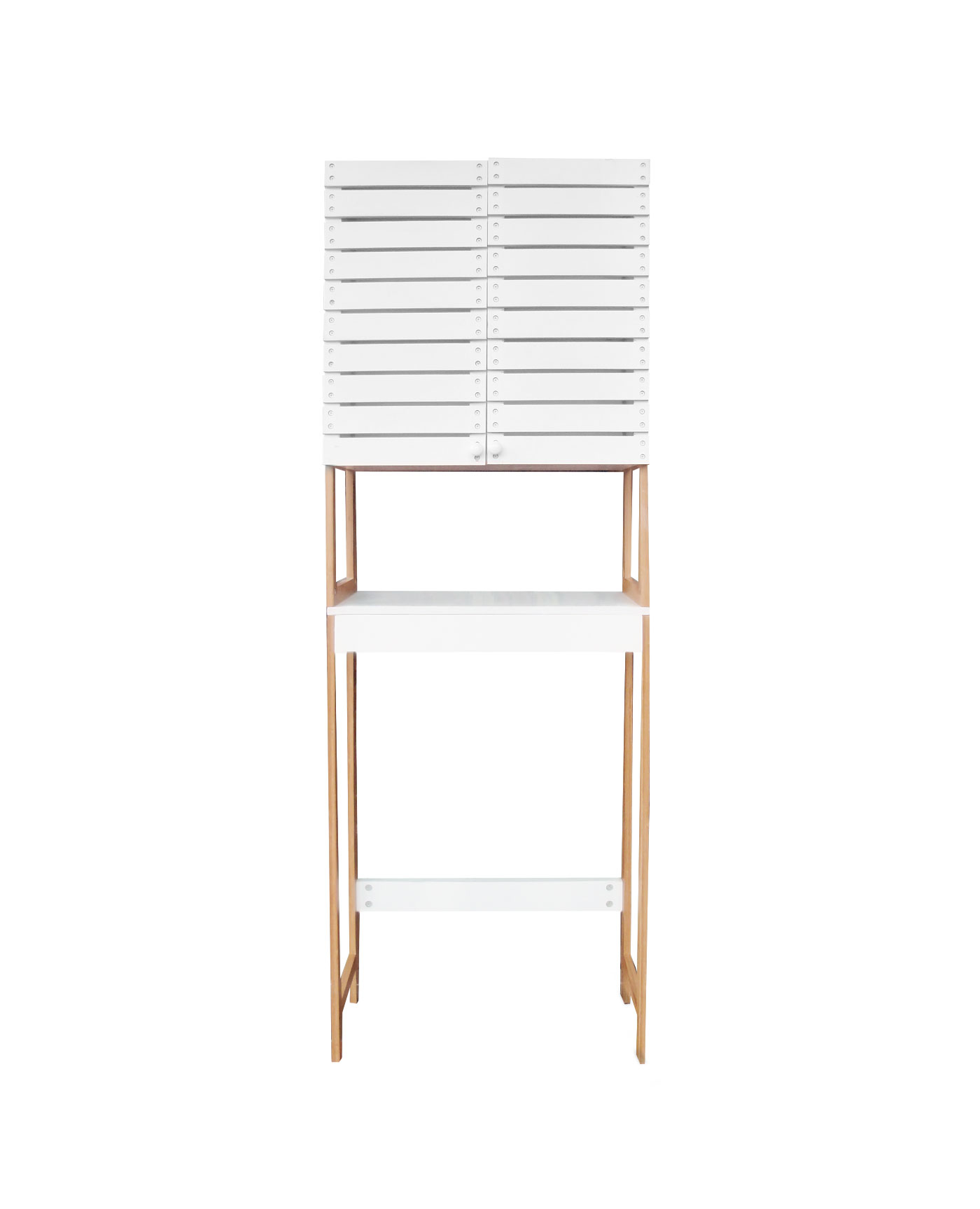 Ahorra espacio con puertas y repisas