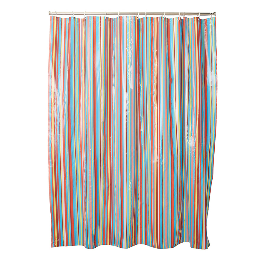 Cortina para baño con 12 ganchos (HB-5577)